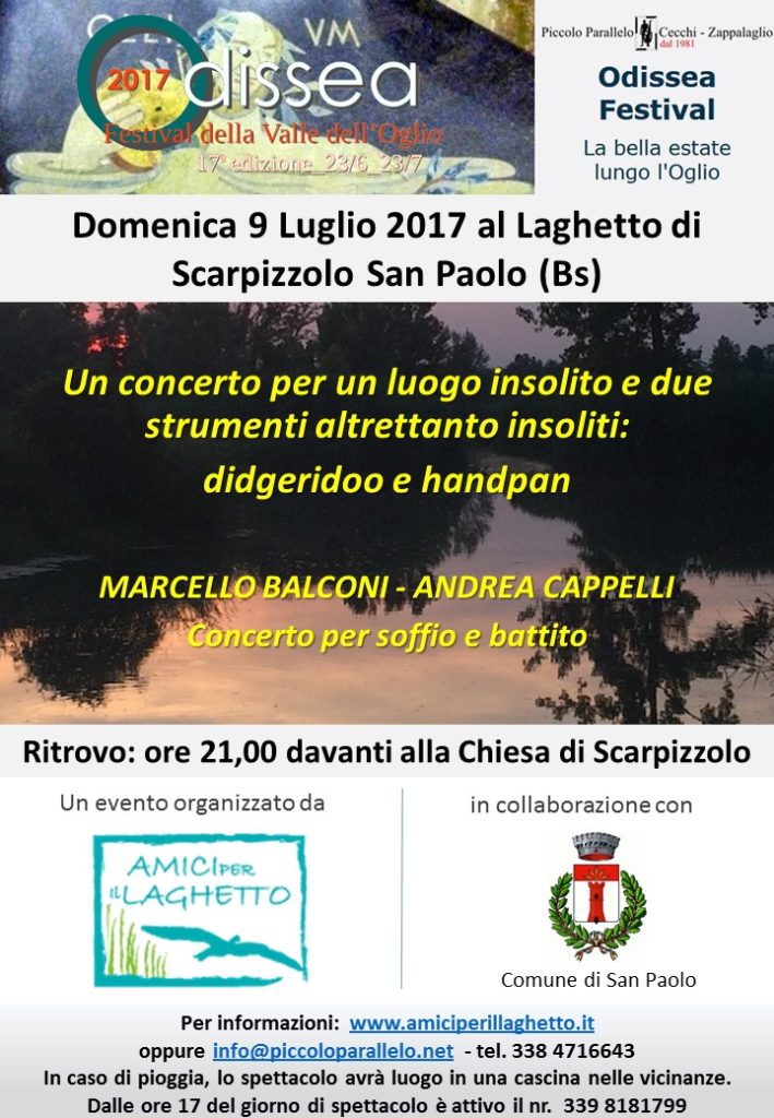 Festival Valle dell'Oglio - dom. 9 luglio '17 Laghetto Scarpizzolo